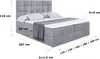 ALTDECOR Boxspringbett mit Matratze und Lattenrost  - BRUGO Produktbild-Vorschau 5