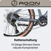 Agon Alpha E Bike Mountainbike Herren oder Damen 170 - 190 Produktbild-Vorschau 6