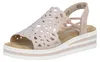 Rieker Damen Hochfront Sandale mit Strass Plateau und Produktbild-Vorschau 7