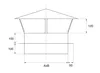 Kaminhaube Edelstahl 200x200 mm – Schornsteinabdeckung Produktbild-Vorschau 2