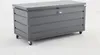 A gray storage box with wheels is shown against a white background. Produktbild-Vorschau