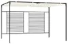 vidaXL Pavillon mit Ausziehbarem Dach 3x4x2,3 m Cremeweiß Produktbild-Vorschau 7