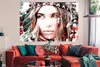 MuchoWow® Poster Frau - Blumen - Indischer Kopfschmuck - Produktbild-Vorschau 2