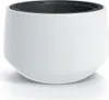 A white planter with a black interior is shown against a white background. Náhled obrázku produktu