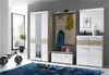 Garderobe "FUNNY" 5-TLG Hochschrank Paneel Spiegel Produktbild-Vorschau 1