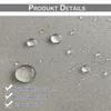 Close-up of a fabric surface with water droplets, indicating water-resistant properties. Produktbild-Vorschau
