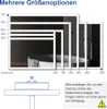 Heilmetz Badspiegel mit Beleuchtung 120x60cm, LED Produktbild-Vorschau 7