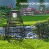 Solárne svetlo Outsunny, ratanová solárna lampa so Náhľad obrázku produktu 7