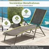 GOPLUS Sonnenliege 2er Set klappbar, 189cm Gartenliege aus Produktbild-Vorschau 4