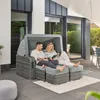 HOME DELUXE - Strandkorb HOLBY inkl. Abdeckung - 160 x 69 Produktbild-Vorschau 3