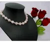 Kette Collier aus Rosenquarz Kugelkette Edelsteine zart Produktbild-Vorschau 4