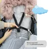 Kinder-Winterdaunenjacke mit Fell 95 x 50 cm, wasserdicht, Produktbild-Vorschau 3