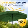 BURI Tropico Sonnenschirm 210x140 cm - Rechteckiger Produktbild-Vorschau 9
