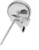 A close-up, isolated shot of a stainless steel thermometer with a clip. Produktbild-Vorschau