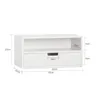 SoBuy Nachtkastje, wit, modern, model NKD03-WX2 Productafbeelding-voorbeeld 3