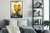MuchoWow® MuchoWow® Gerahmtes Poster Elefant - Kind - Produktbild-Vorschau 5