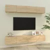 vidaXL TV-Wandschränke 4 Stk. Sonoma-Eiche 100x30x30 cm -  Produktbild-Vorschau 2
