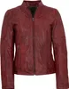 MADDOX - Damen Lederjacke Lammnappa dunkelrot : 42 Produktbild-Vorschau 1