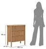 Commode Goteborg 80,5 X 47 X 82 Cm - Meuble À 3 Grands Voir les images du produit 10