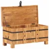 vidaXL Truhlica 90x40x40 cm z masívneho dreva akácie Náhľad obrázku produktu 1