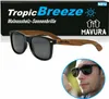 TropicBreeze Walnussholz Sonnenbrille Herren Damen Holz Produktbild-Vorschau 1