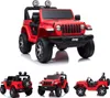 ES-Toys Kinder Elektroauto Jeep Wrangler Rubicon EVA Reifen Produktbild-Vorschau 1