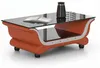 Modern Sofa Set 3-Sitzer 2-Sitzer Orange Weiß Wohnzimmer Produktbild-Vorschau 1
