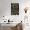 Poster - Poster ohne Rahmen - Ornament Gold Schwarz - 50x70 Produktbild-Vorschau 5