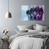 Leinwandbild wolf auf waldhintergrund lila 90x60 cm Feeby Produktbild-Vorschau 2