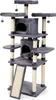 A multi-level cat tree with scratching posts, perches, and enclosed cubbies. Náhľad obrázku produktu