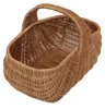 Großer Einkaufskorb Muschel Weide braun 50x32cm Produktbild-Vorschau 4
