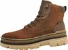 A single brown leather boot is shown against a white background. Anteprima dell’immagine prodotto