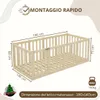 Crazy Pine Kinderbett 140x190 cm – Natürlichem Holz - Produktbild-Vorschau 10