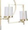 Bougeoir Muro 70 x 36 x 8,5 cm Métal Verre Or Voir les images du produit 2