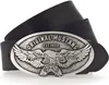 MUSTANG Leder Gürtel Classic Leather Belt W110 Black Produktbild-Vorschau 1
