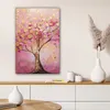 Leinwand Bilder 40x60 cm - Lebensbaum - Rosa - Gold - Produktbild-Vorschau 6