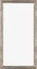 A vertical rectangular mirror with a distressed wood-look frame. Produktbild-Vorschau
