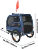 VEVOR Remorque pour chien 45 kg Remorque pour vélo Acier au Voir les images du produit 8