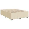 Boxspringbett mit Matratze Creme 140x200 cm Stoff Produktbild-Vorschau 10