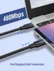 UGREEN USB-C to USB-C 2.0 3A Cable 3m Black Anteprima dell’immagine prodotto 4