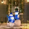 Kerstdecoratie in de vorm van een sneeuwpop, met Productafbeelding-voorbeeld 3