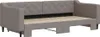 vidaXL Tagesbett Ausziehbar Taupe 90x200 cm Stoff Produktbild-Vorschau 3