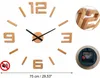 ModernClock, Wanduhr aus Eichenholz - Aufkleber -75cm Produktbild-Vorschau 4