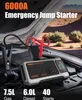 Eigotrav Jump startér startovací kabel 6000A 12000 mAh pro Náhled obrázku produktu 3