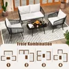 COSTWAY Polyrattan Gartenmöbel Set, Balkonmöbel Set mit Produktbild-Vorschau 8
