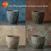 Teramico Vaso in Vetroceramica Egg-Pot Lava Blu, Ø 38 cm Anteprima dell’immagine prodotto 7