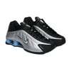 Nike Shox R4 "Metallic Silver Black Psychic Blue" Blau, Produktbild-Vorschau 14