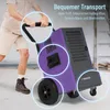 A person is pushing a purple industrial dehumidifier on wheels. Anteprima dell’immagine prodotto