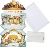 Große Papierkrippe mit Glitzer Produktbild-Vorschau 4