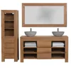Teako Design Badmöbel Set Pajala Teakholz mit 3 Produktbild-Vorschau 10